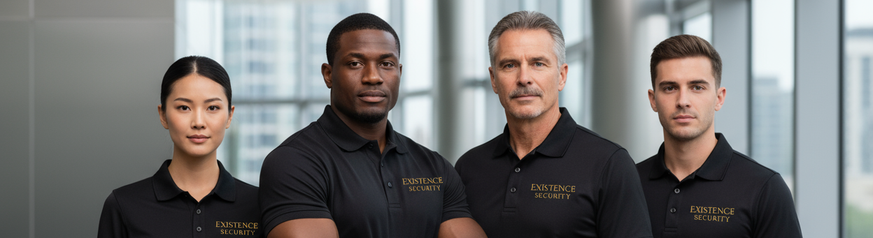 Existence Security Team - Sophisticated Polo Branding